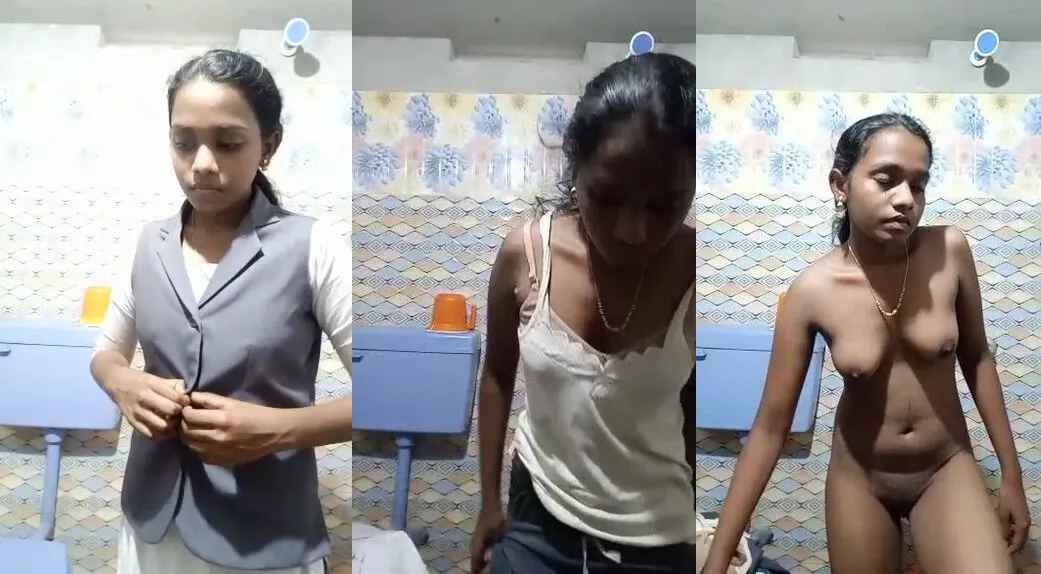 19 years old Tamil girl shows her nude boobs and pussy