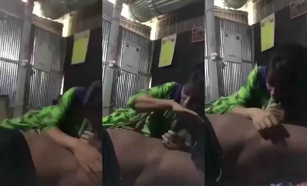 Bengali married girl couldn't control from sucking ex-bf's black cock
