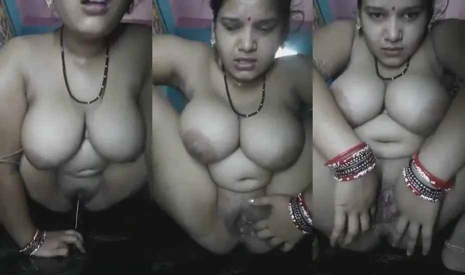 Big boobs Bhojpuri bhabhi hard fucking pussy and moaning