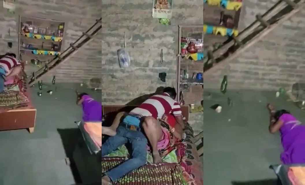 Bihari village bhabhi fucked by lover after drink party