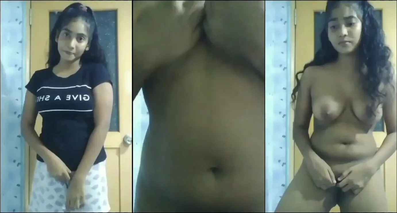Cock thirsty hostel girl nude erotic TikTok video