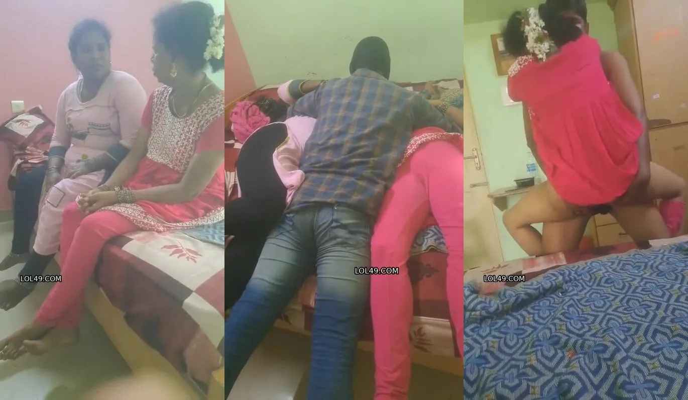 Coimbatore lucky man fucking his wife and her friend in threesome xxx video