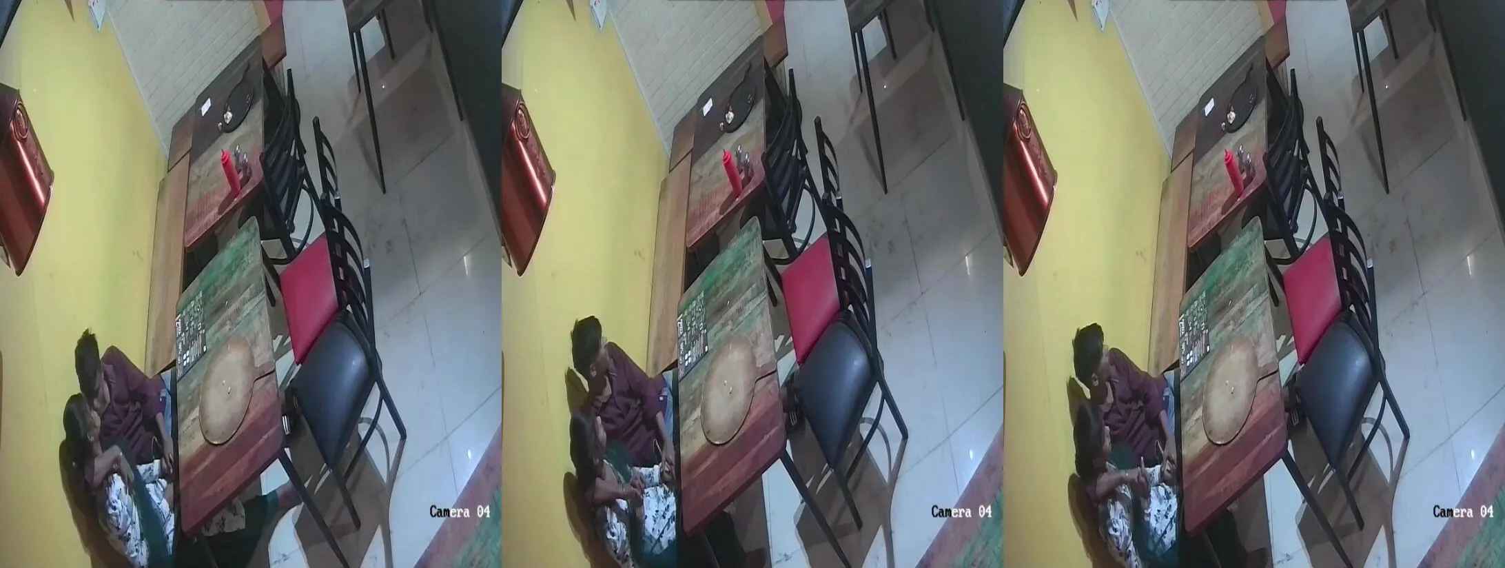 College desi lovers hidden mms of romancing in restaurant