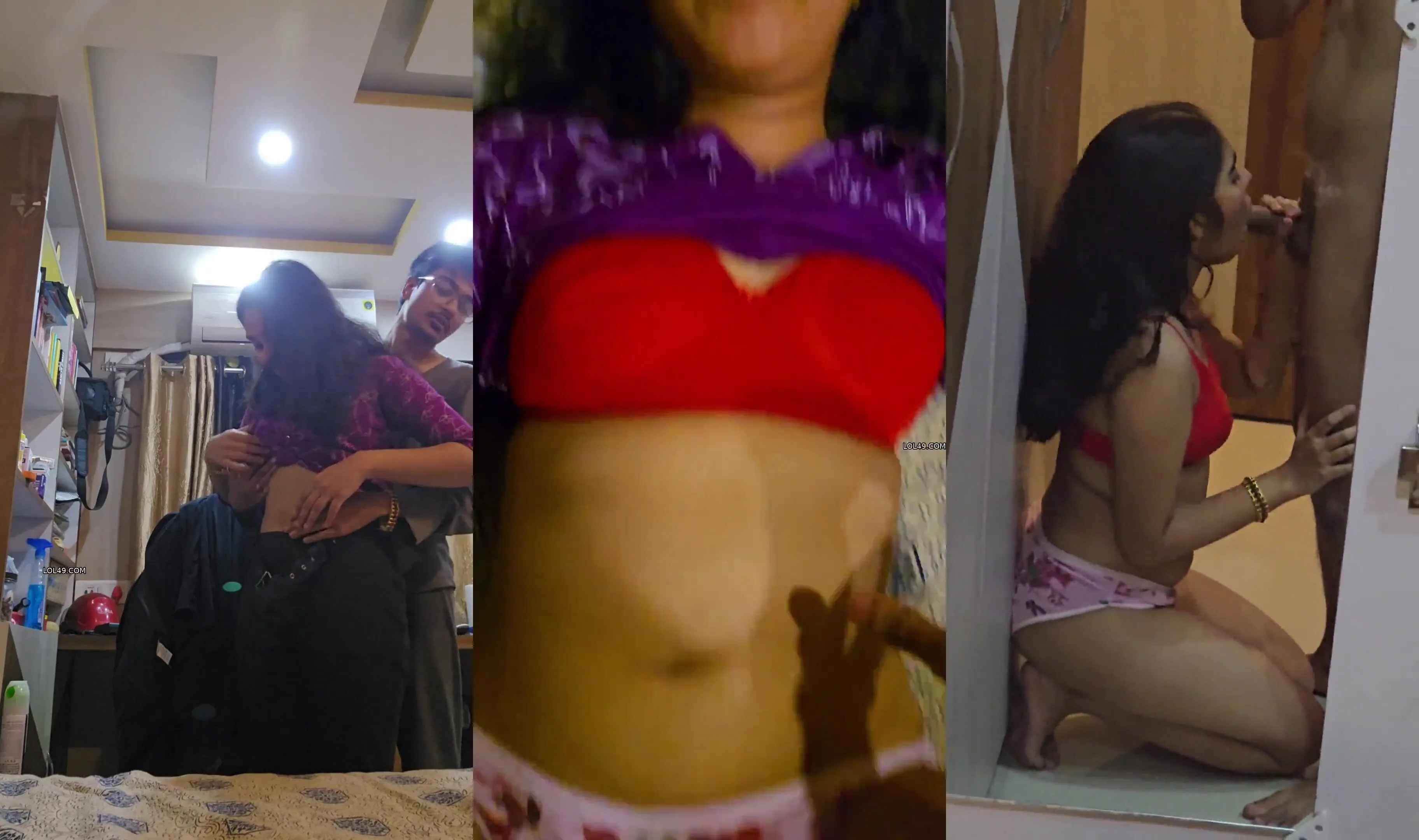 Delhi middle-class girl sucking bf's big cock and fucking wildly