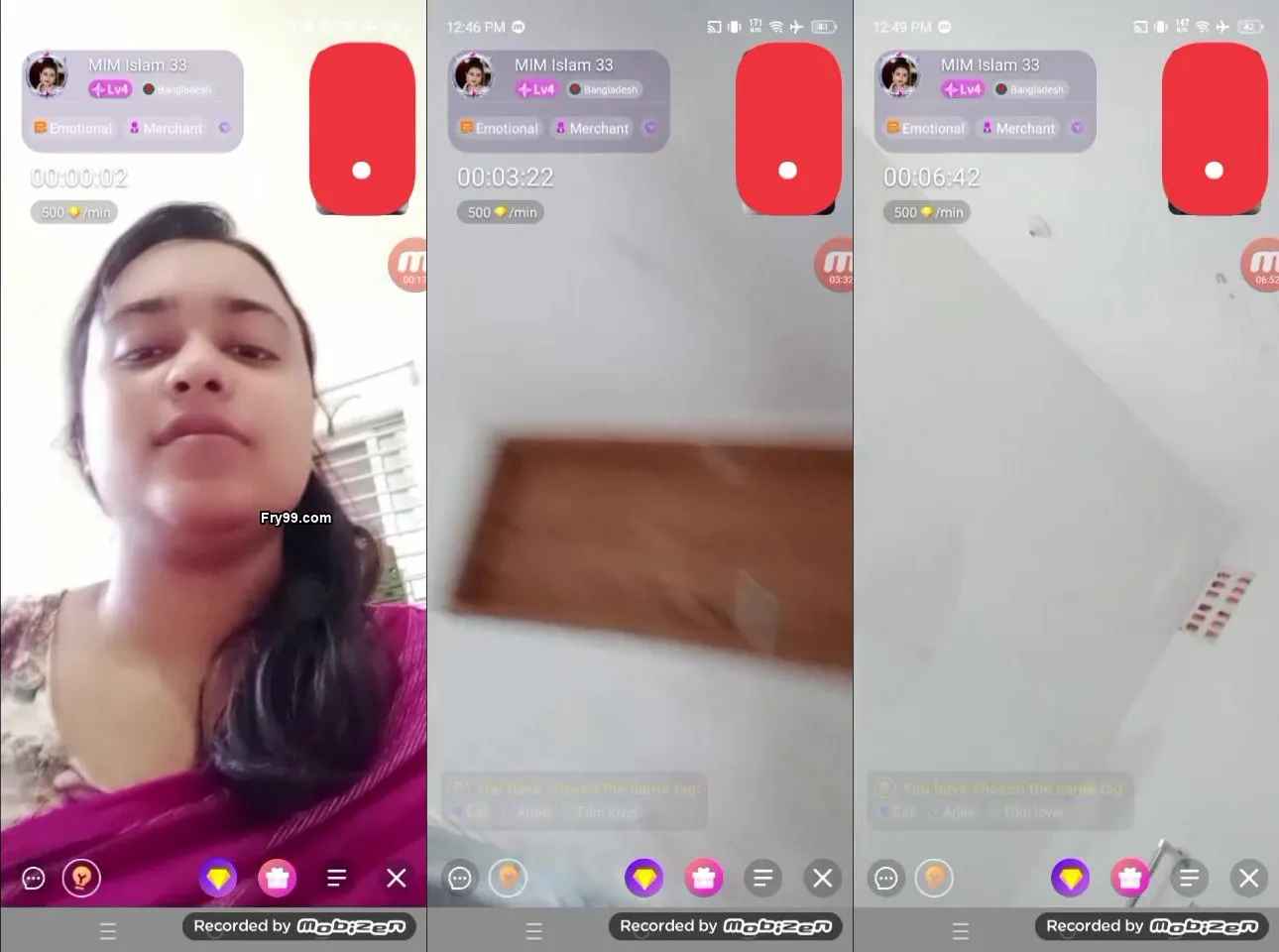 Delhi sharechat girl exposed her boobs on paid live show