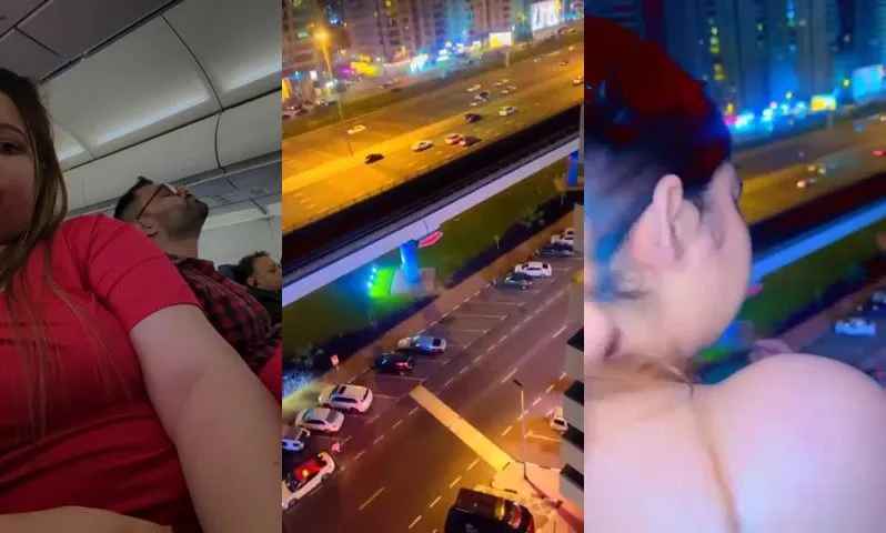 Desi couple fucking and enjoying Bangkok view on honeymoon