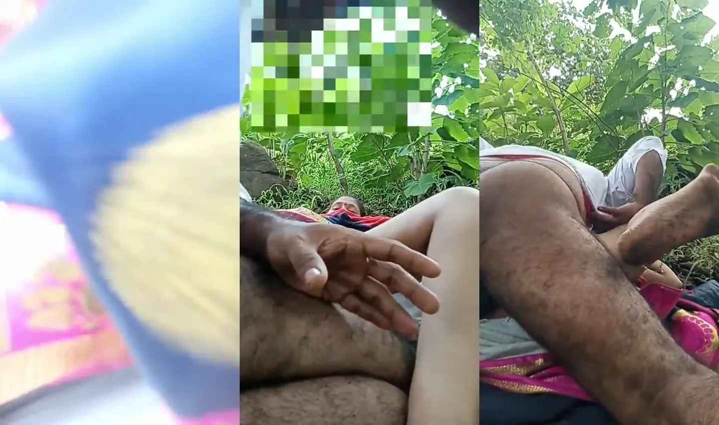 Desi lusty bhabhi fucked by stranger man behind bus stop