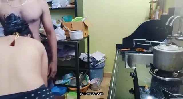 Desi naughty devar and bhabhi hot chudai in kitchen hindi mms
