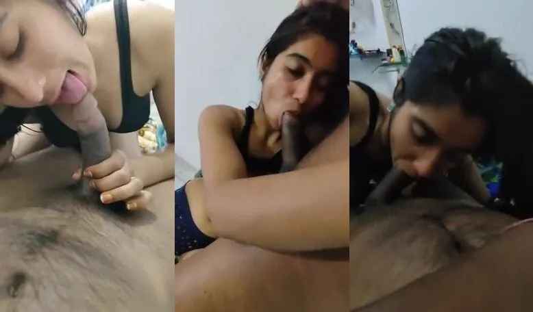 Desperate desi girl stunning blowjob with her bestfriend