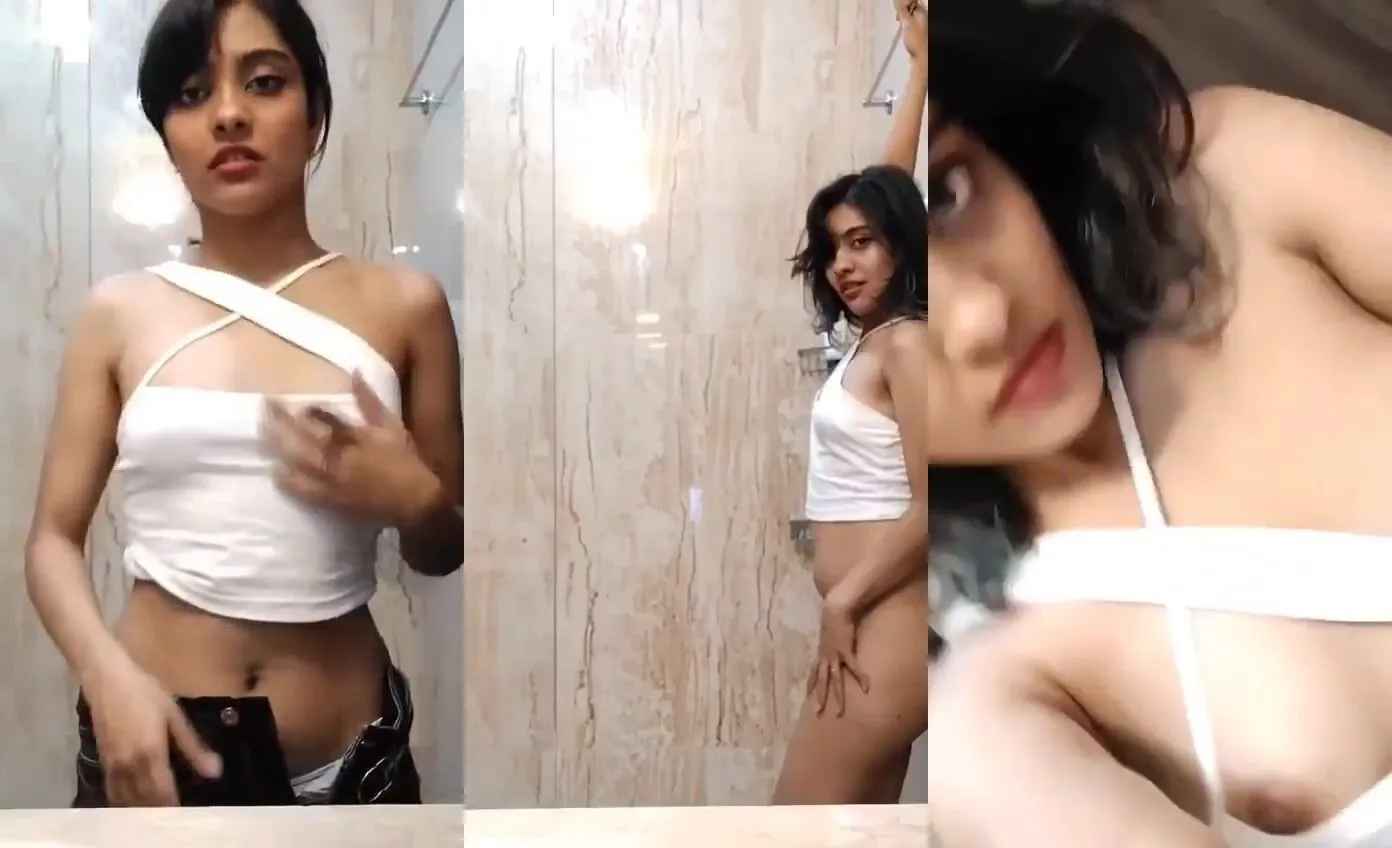 Famous desi Instagram star Sabina in sexy outfit nude mms video