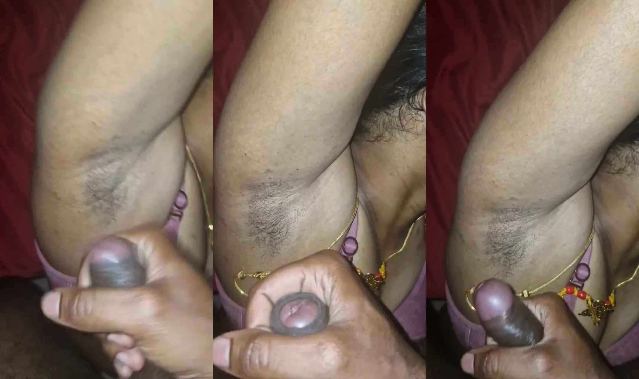 Hairy armpits desi bhabhi take cumshot from lover
