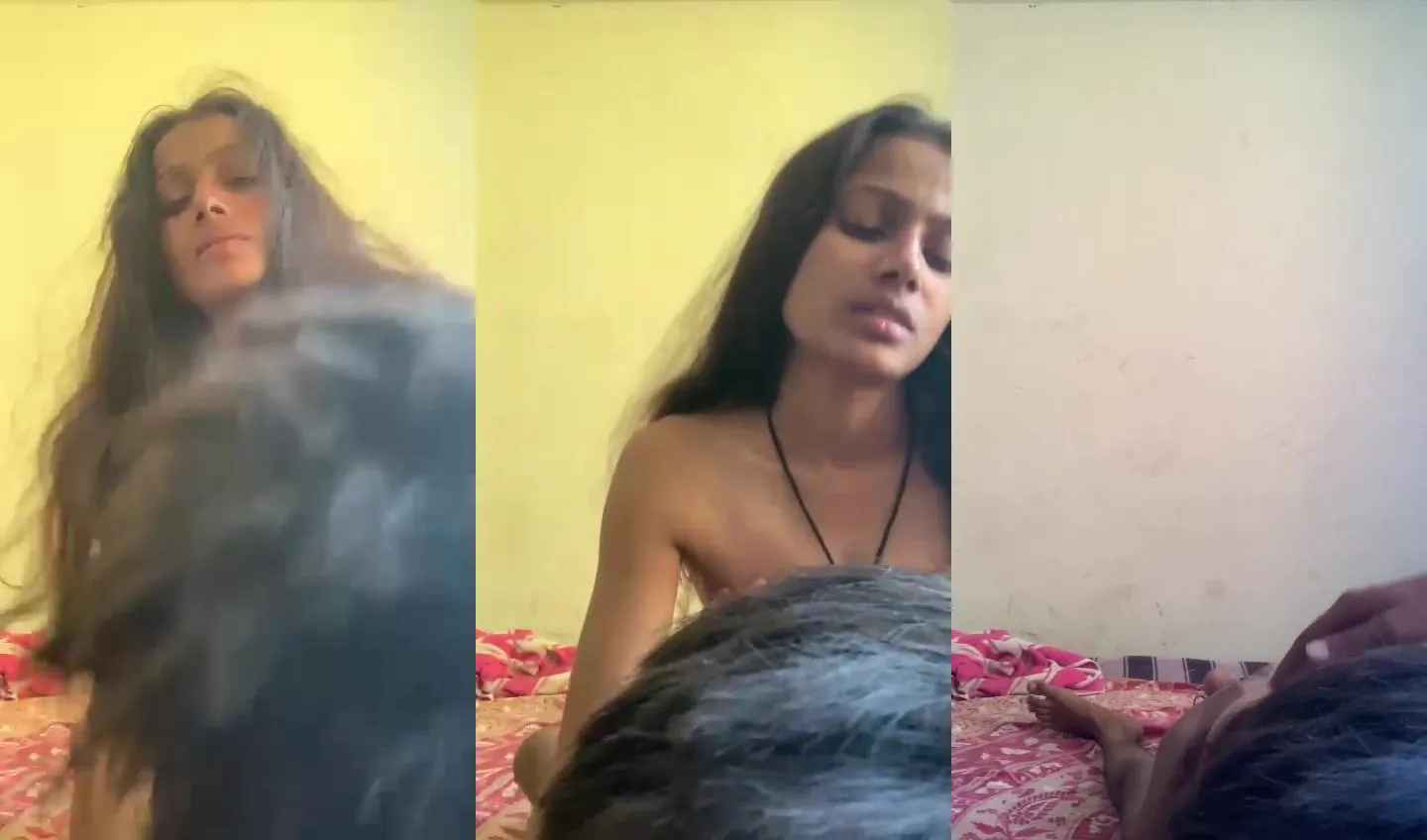Haryanvi model girl's boobs squeezed and banged by sexy cousin