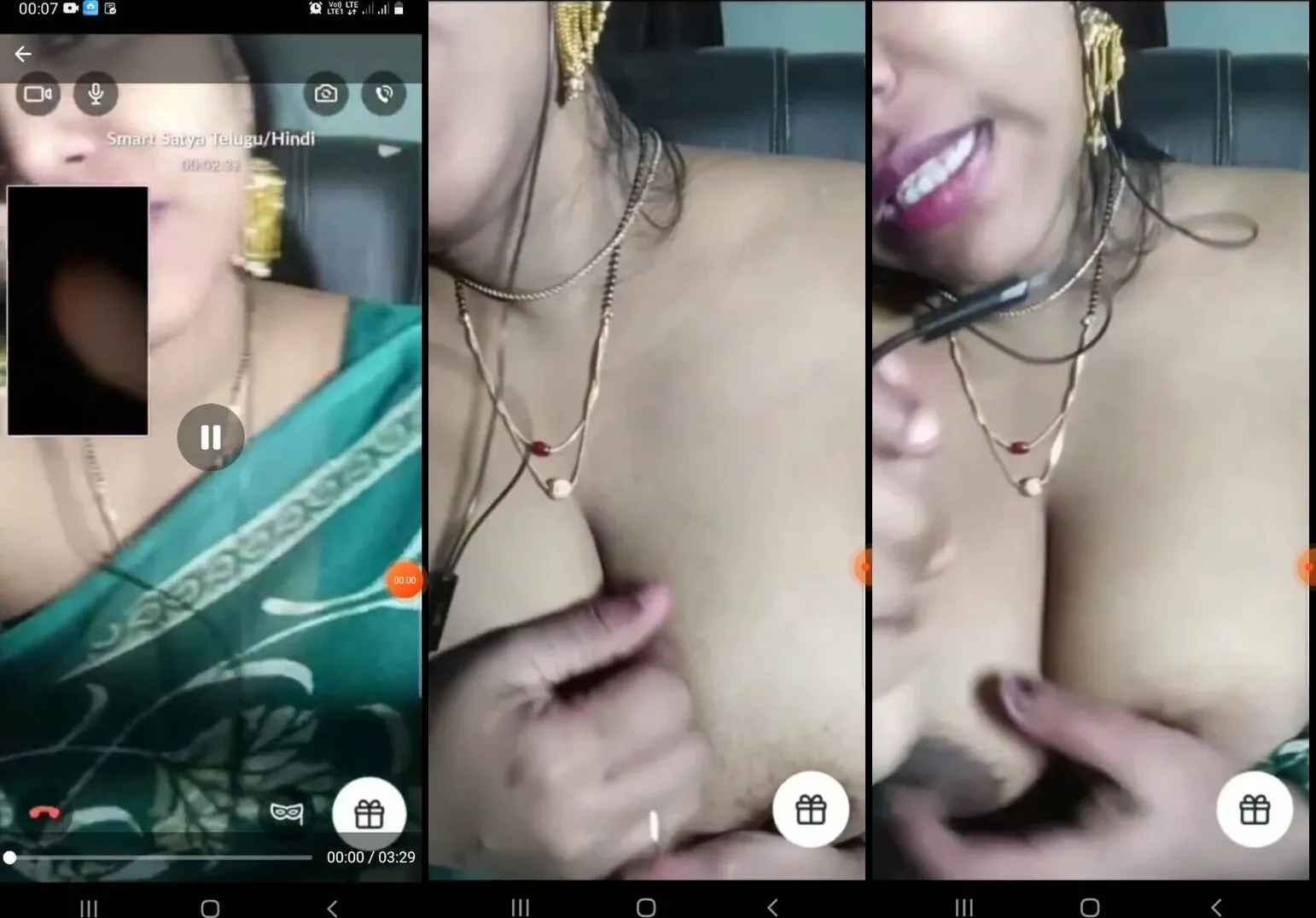 Horny Hyderabad telugu bhabhi shows tanker boobs live