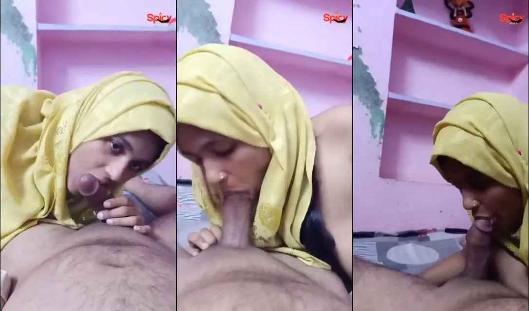 Hyderabad horny hijab girl intense spicy blowjob and arousing