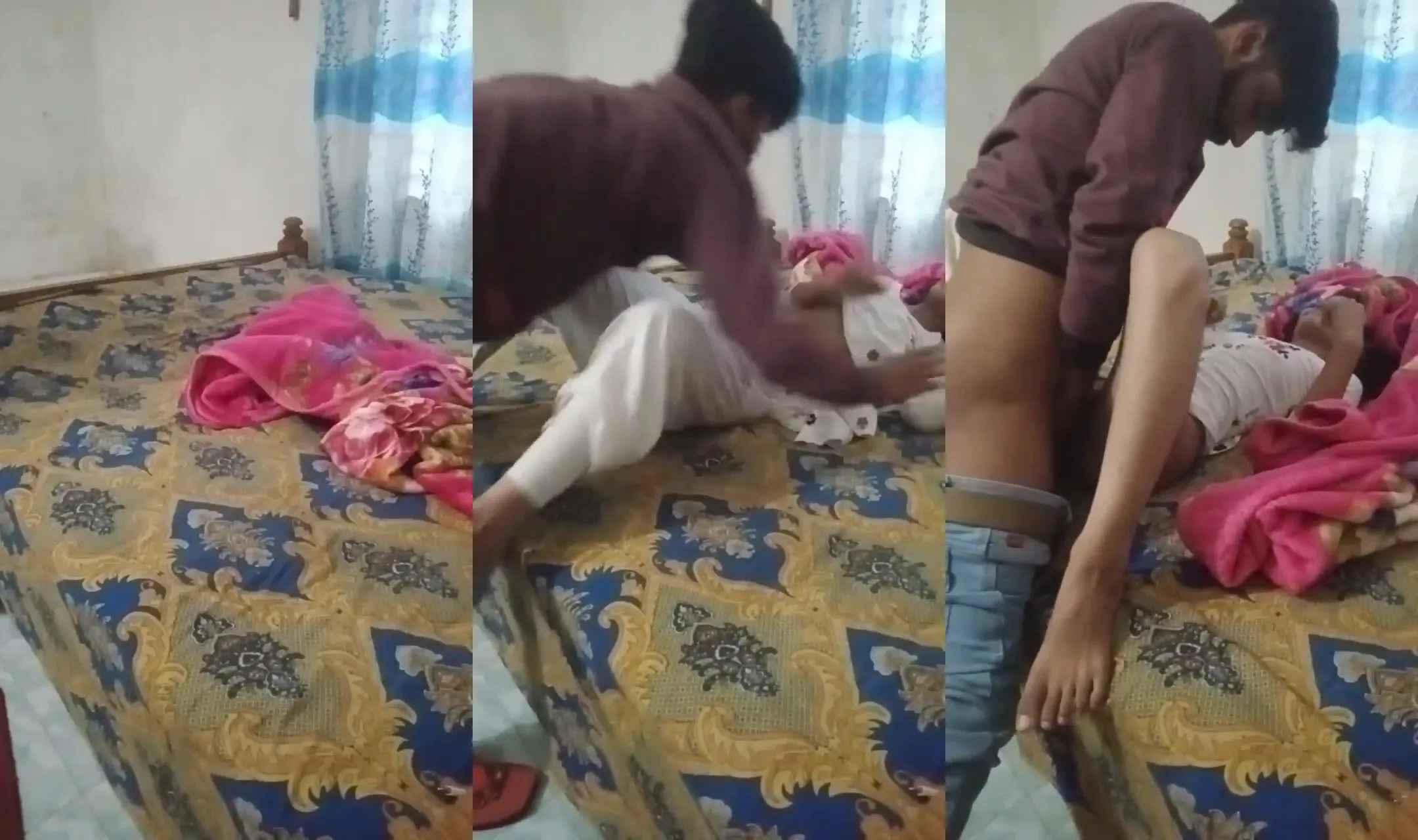 Indian horny siblings illicit passionate sex while no one at home