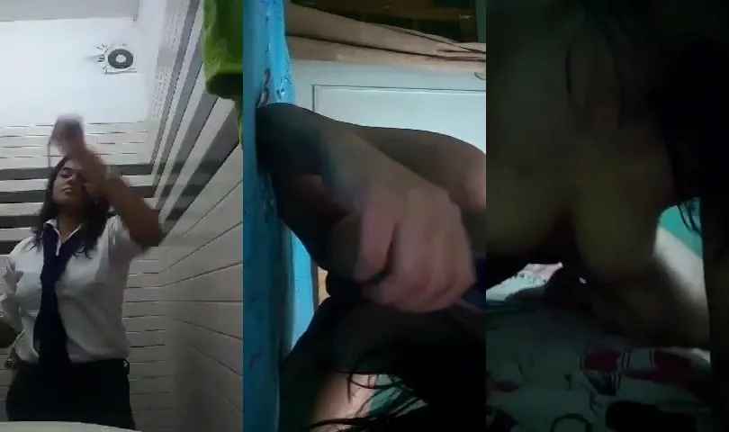 Indian office girl satisfying her lust with solo sex