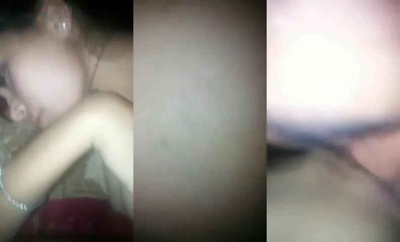 Innocent virgin Bengali girl gets licked smooth pussy in night