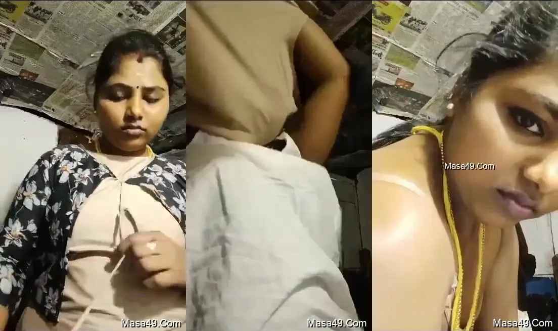 Kannada chubby bhabhi remove clothes and shows huge milky boobs