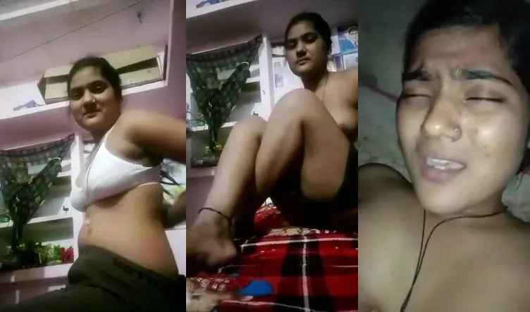 Lucknow slutty girl fucked by bf after seeing her solo sex mms