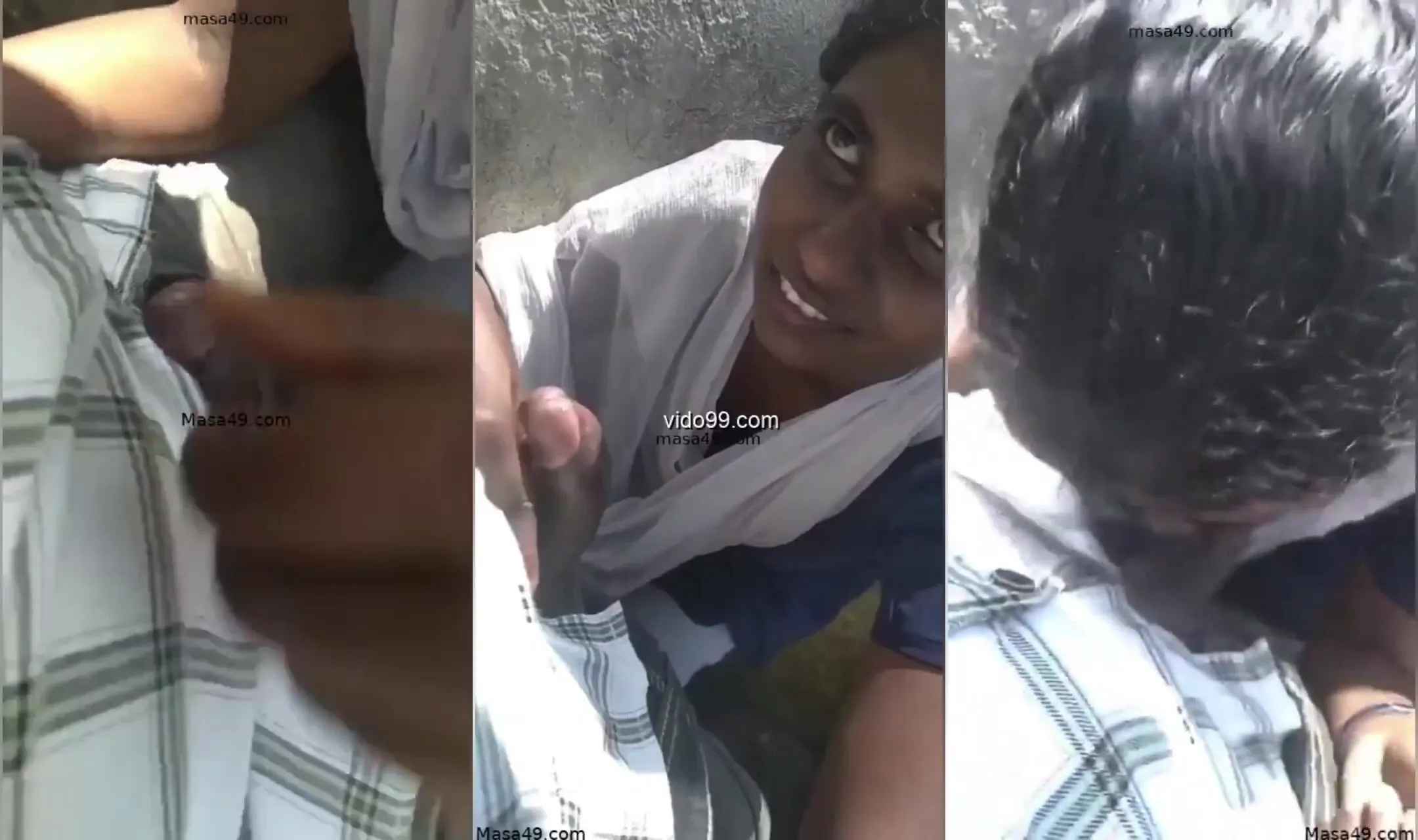 Mallu college girl pleasing her horny lover with deepthroat BJ