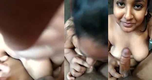 Marathi thirsty girlfriend extraordinary tounge skills with horny bf's chocobar