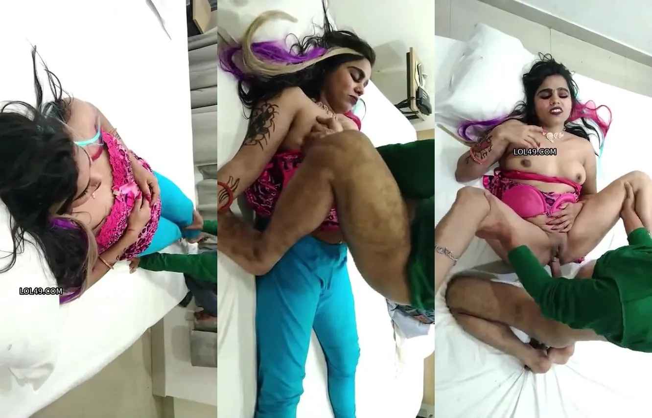 Masked sex-thirsty boy fucking randi girl in oyo room