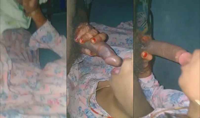 Naughty wife makes husband cum with deepthroat blowjob
