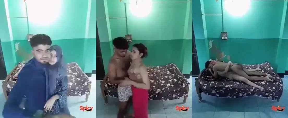 Newwed Pakistan Muslim village couple intense foreplay and fucking mms