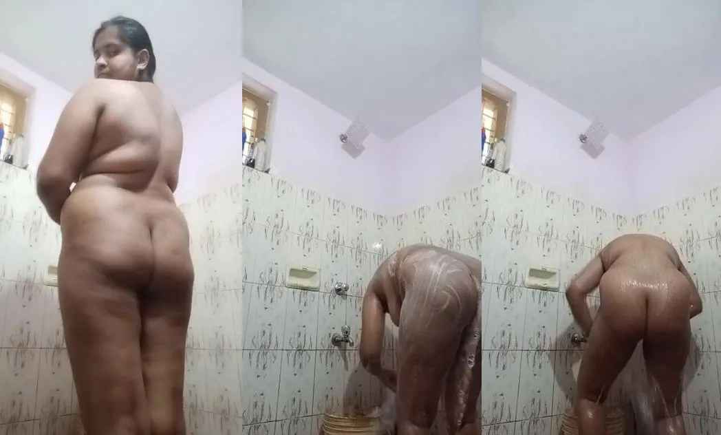 Nude dusky Mallu aunty hot shower bath xxx video
