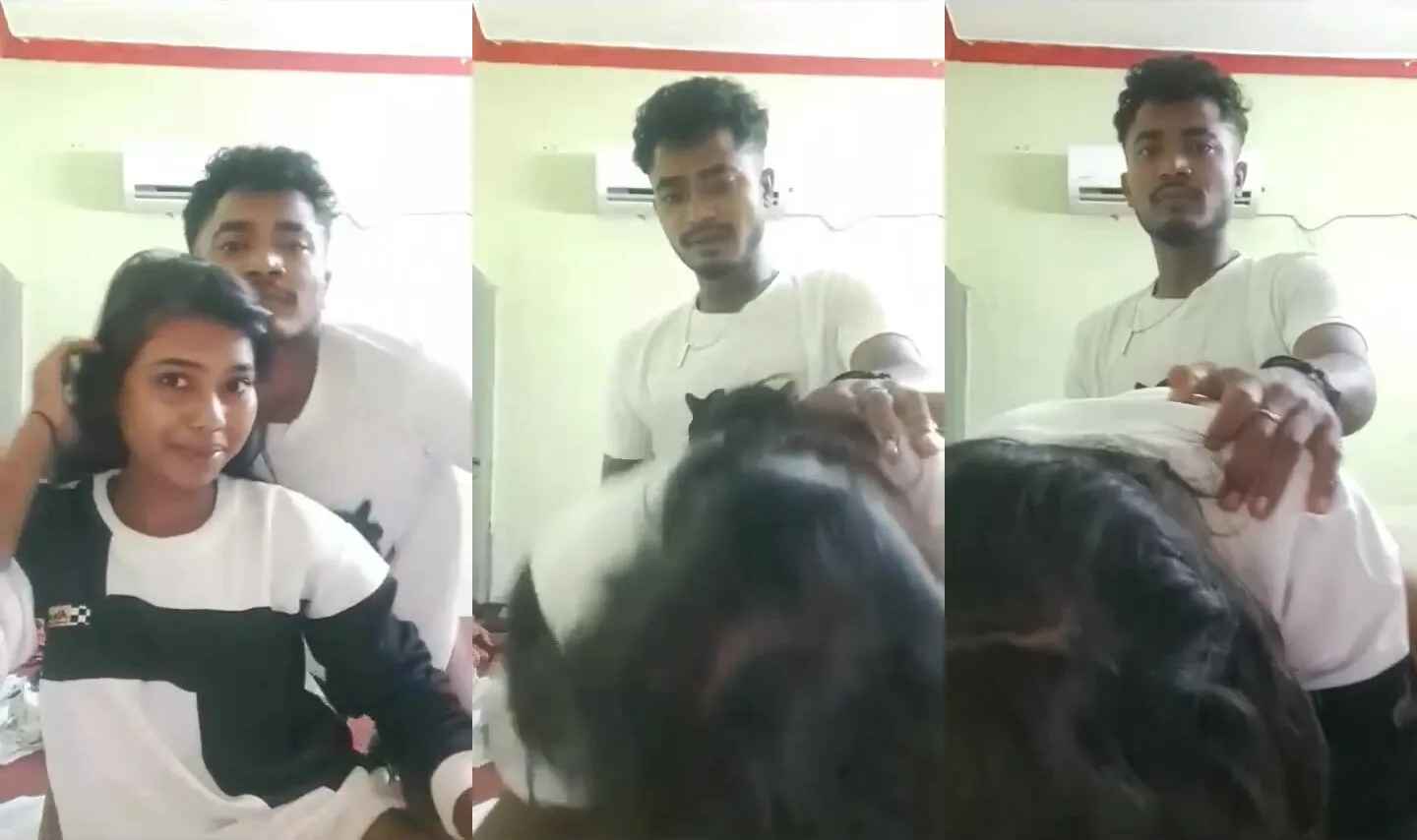 Odisha young lovers romantic fucking in doggy style on friend's room