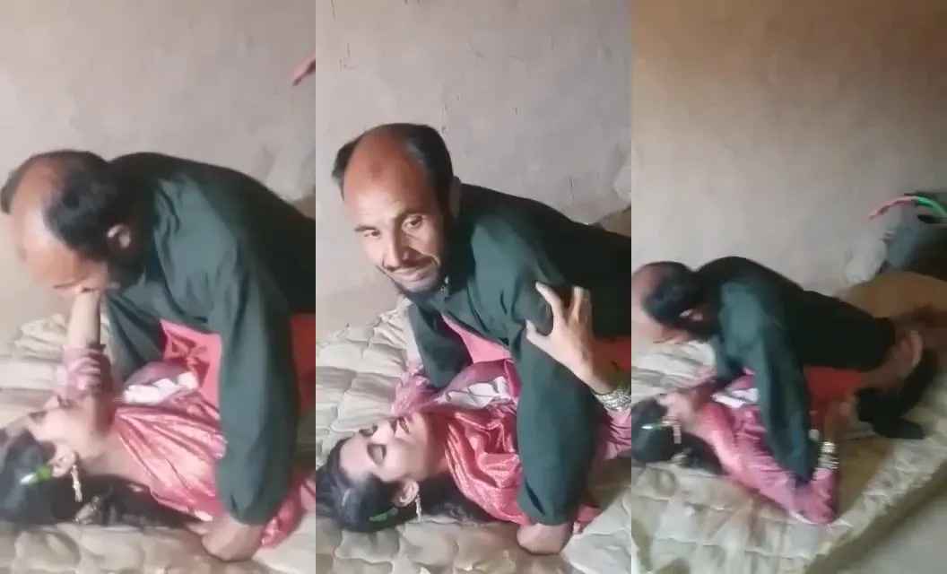 Pakistani Pashtun uncle fucking young slut girl front of son