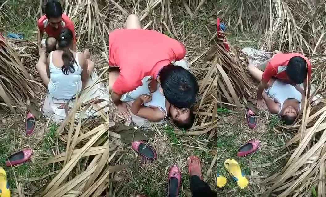 Pakistani village slut and local man spicy chudai in farm