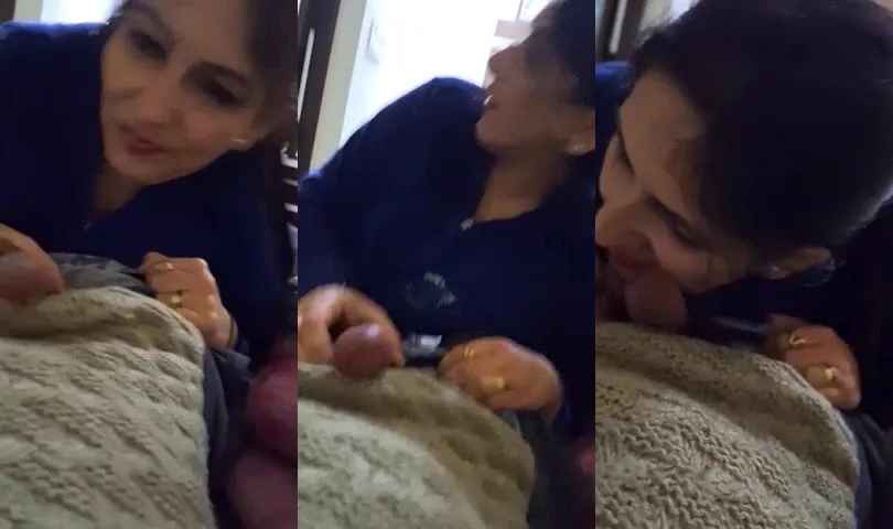 Sexy Punjabi bhabhi sucking brother-in-law's dick lovely