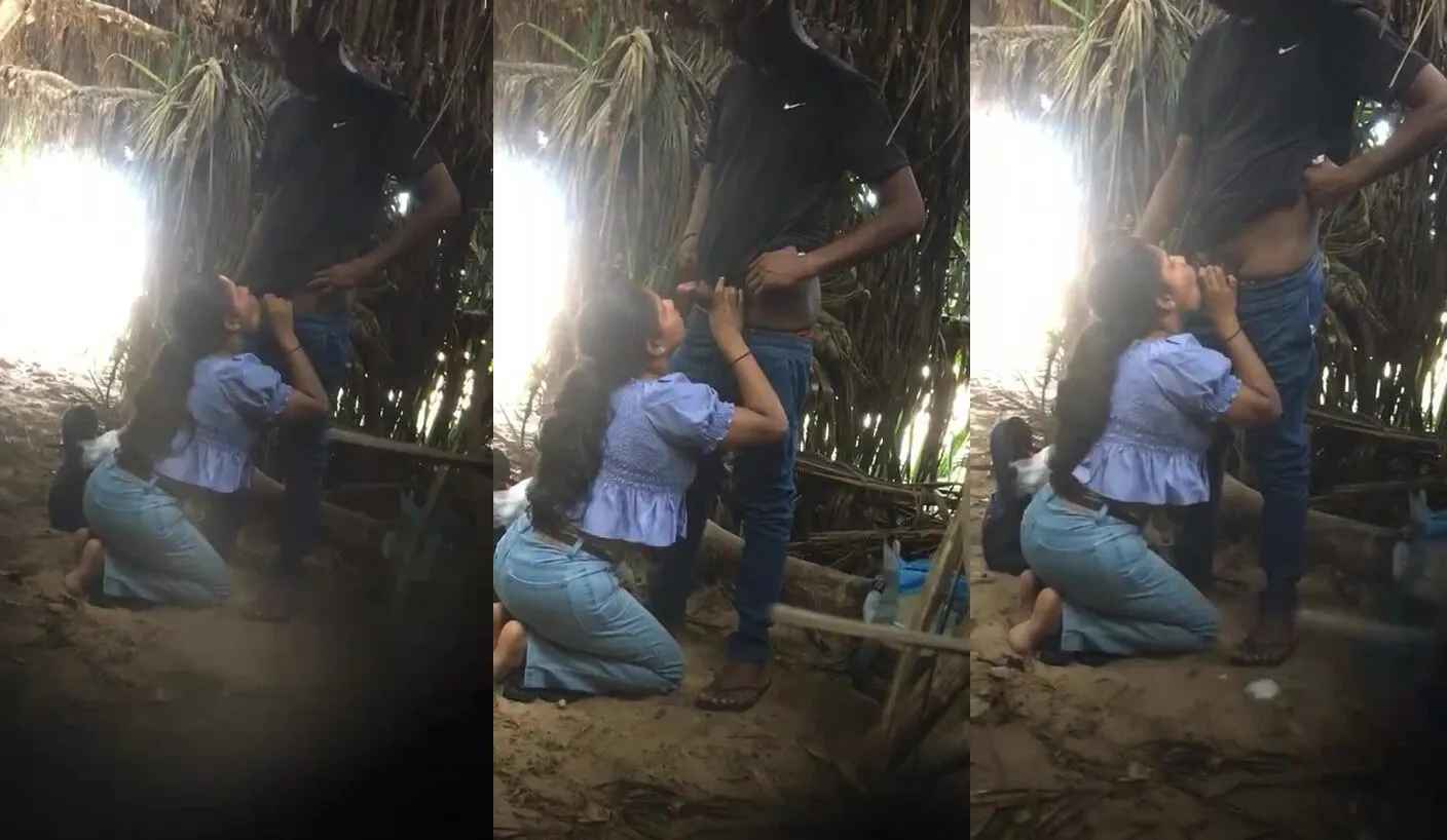 Telugu college girl giving deep-throat to horny bf hidden mms