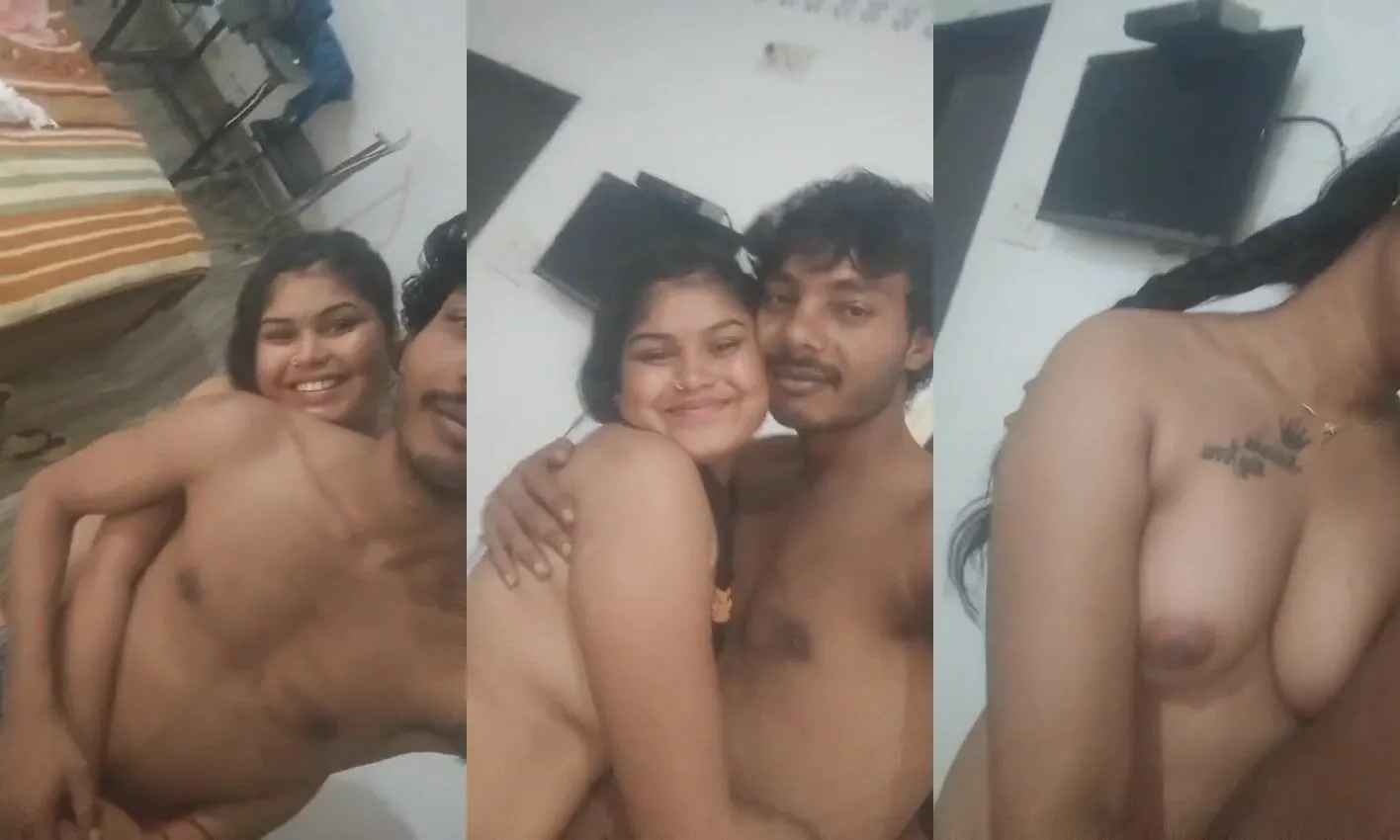 Telugu middle class couple hot nude romance selfie mms