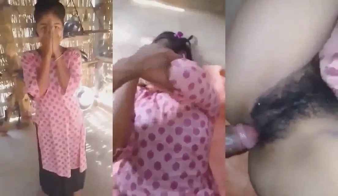 Tribal home alone cute girl's wet pussy penetrated by lusty lover