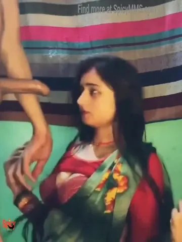 Beautiful Marathi bhabhi in saree lovely sucking hubby's cock