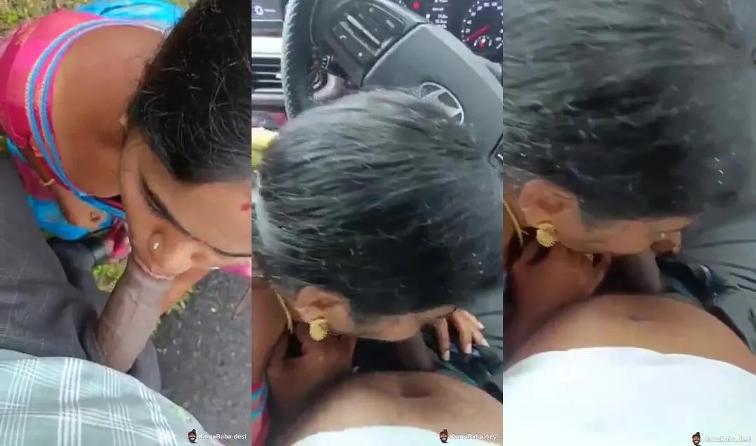 Chennai dusky aunty satisfying her secret lover in car