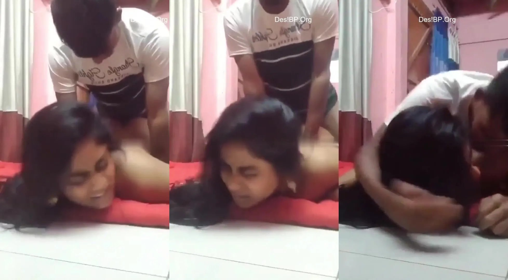 Cute babe girl moaning as horny boyfriend fucking hard
