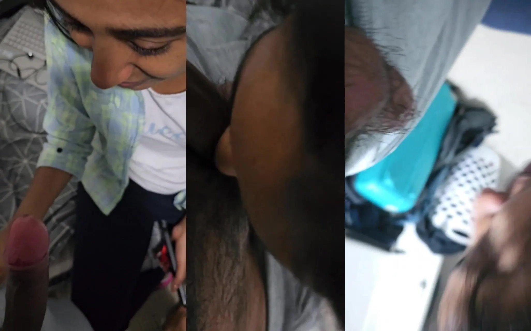 Cute NRI Gujarati girl sucking desi boyfriend's pink lolipop