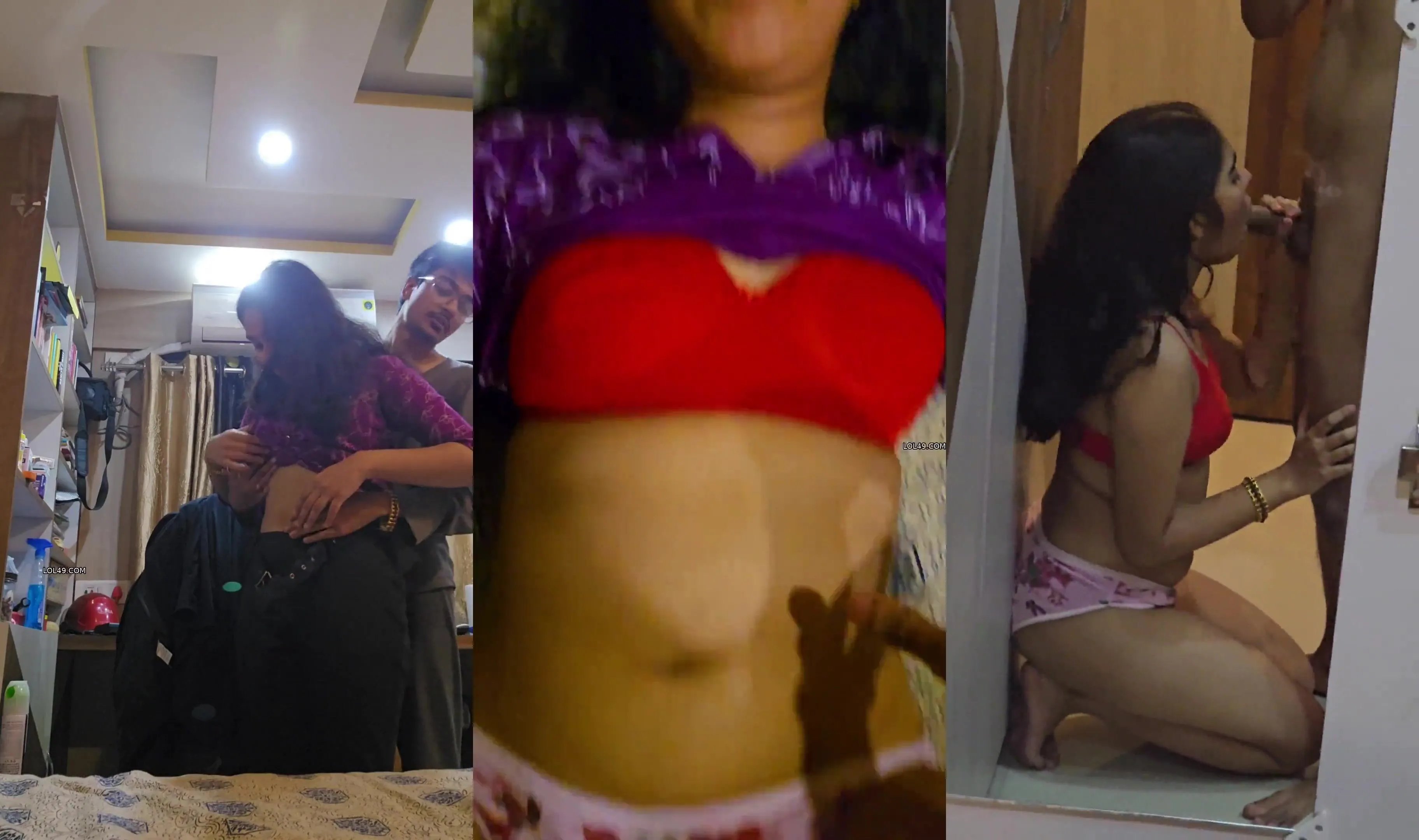 Delhi middle-class girl sucking bf's big cock and fucking wildly