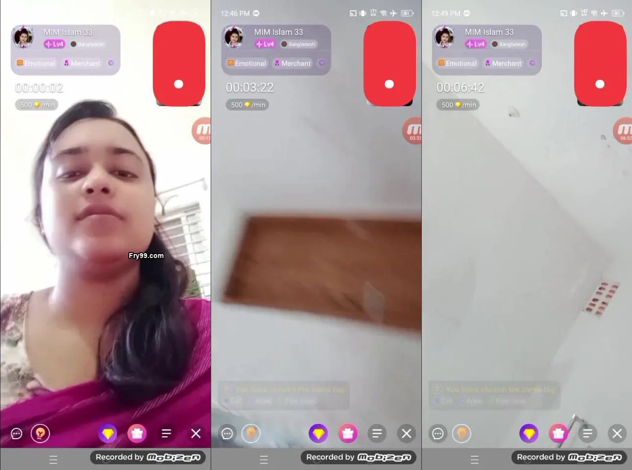 Delhi sharechat girl exposed her boobs on paid live show