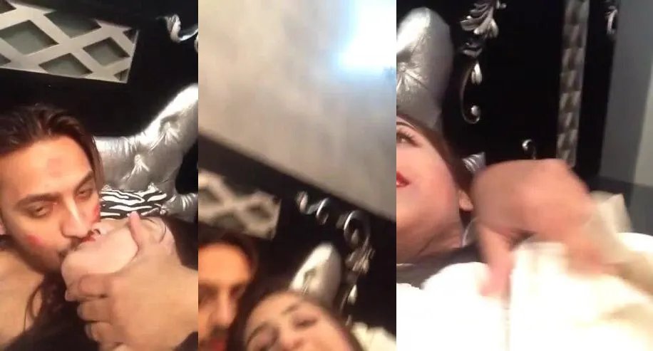 Desi couple hot kisses and boobs hindi sex tape