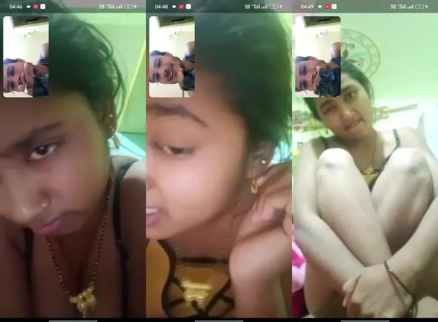 Desi sexy girl making her boyfriend horny on erotic vc call