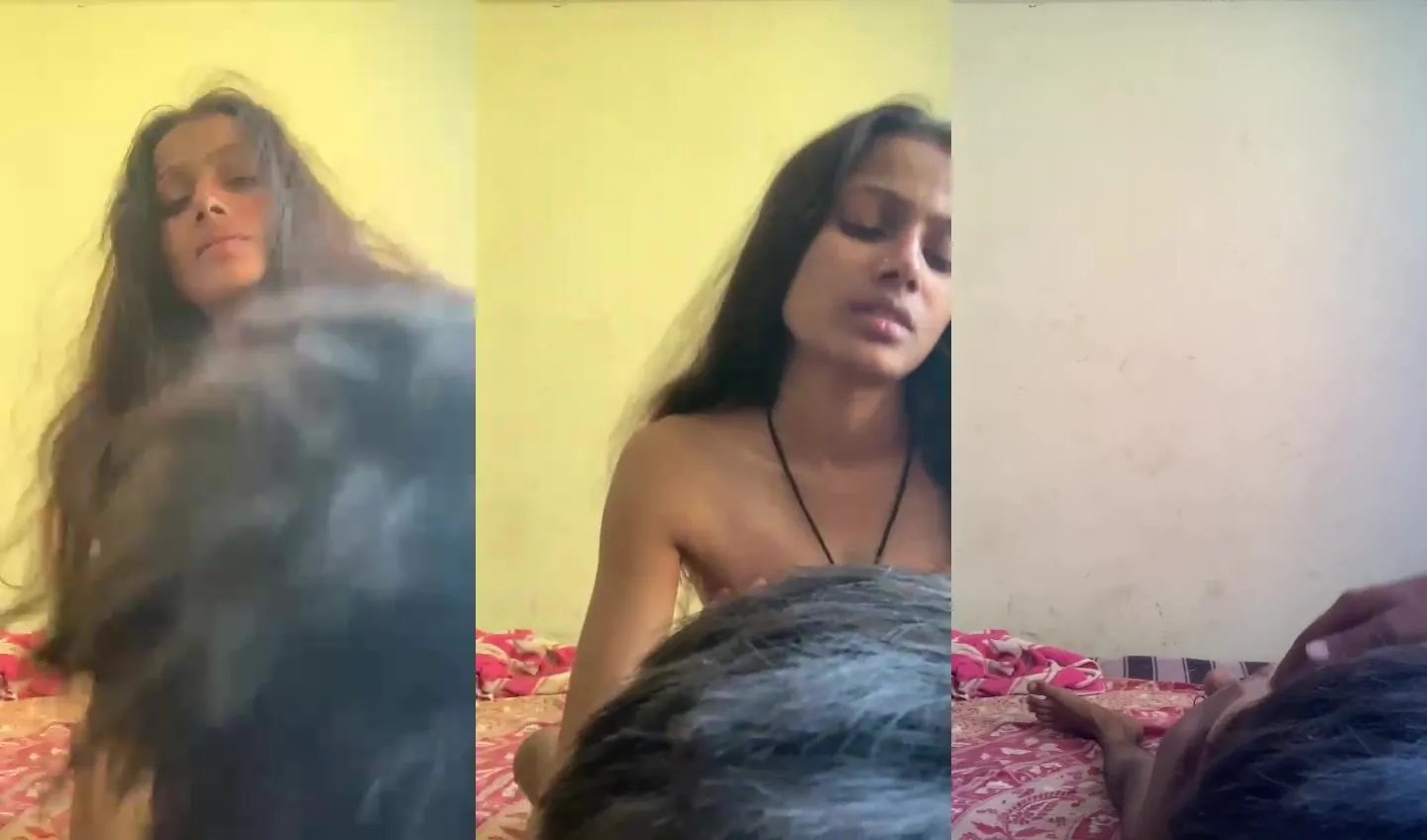 Haryanvi model girl's boobs squeezed and banged by sexy cousin