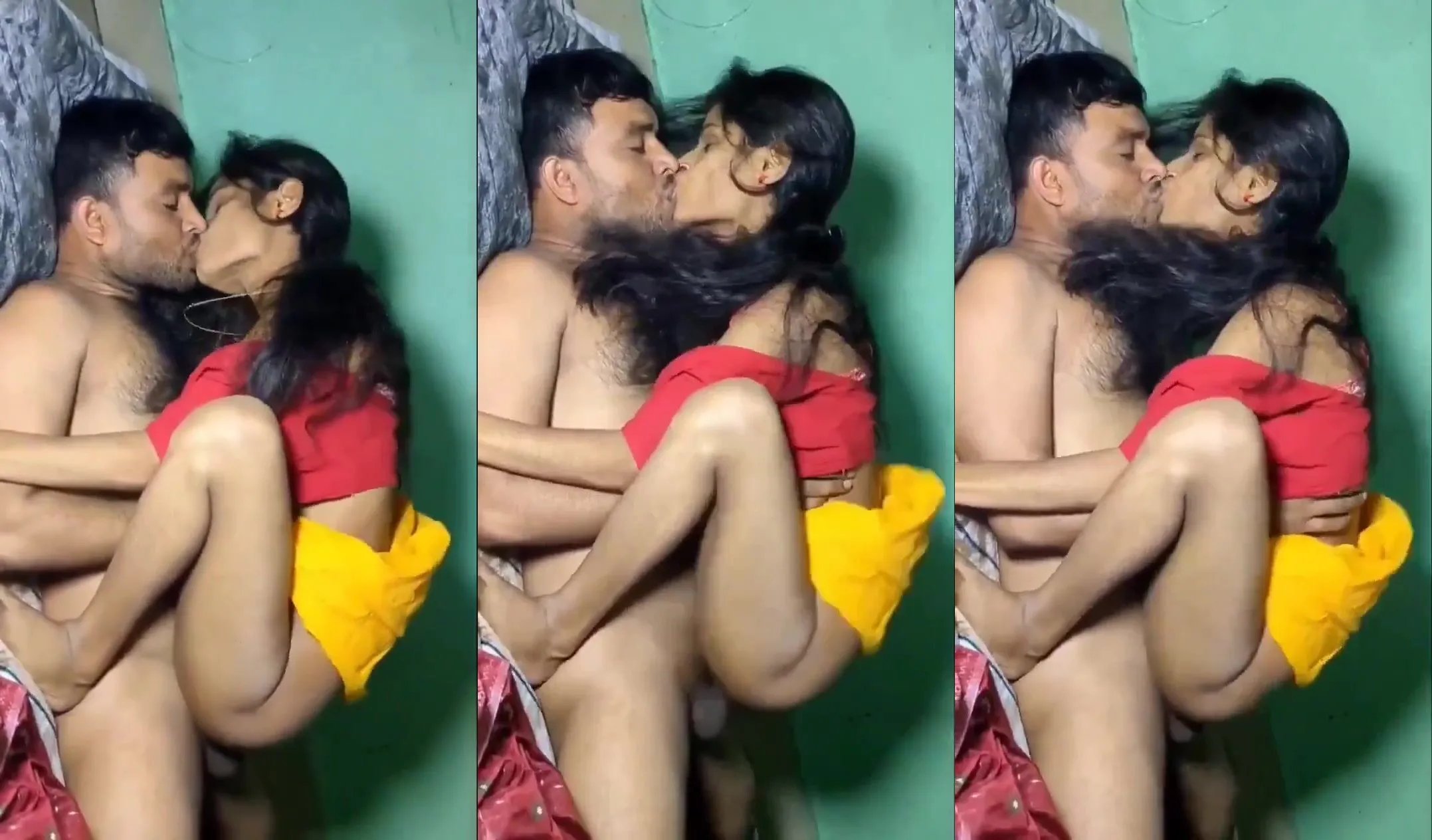 Horny bhojpuri sali riding hard and deep kissing with jija