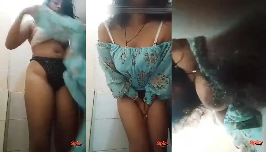 Horny office girl recording her nude big boobs and hairy pussy in office bathroom