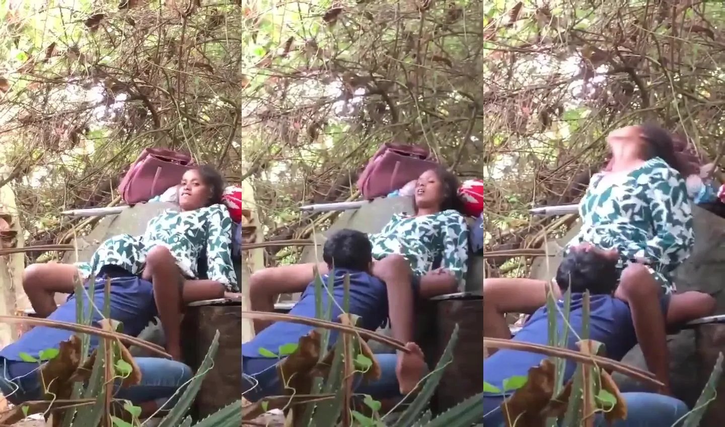 Kannada college boy wild pussy sucking behind college building