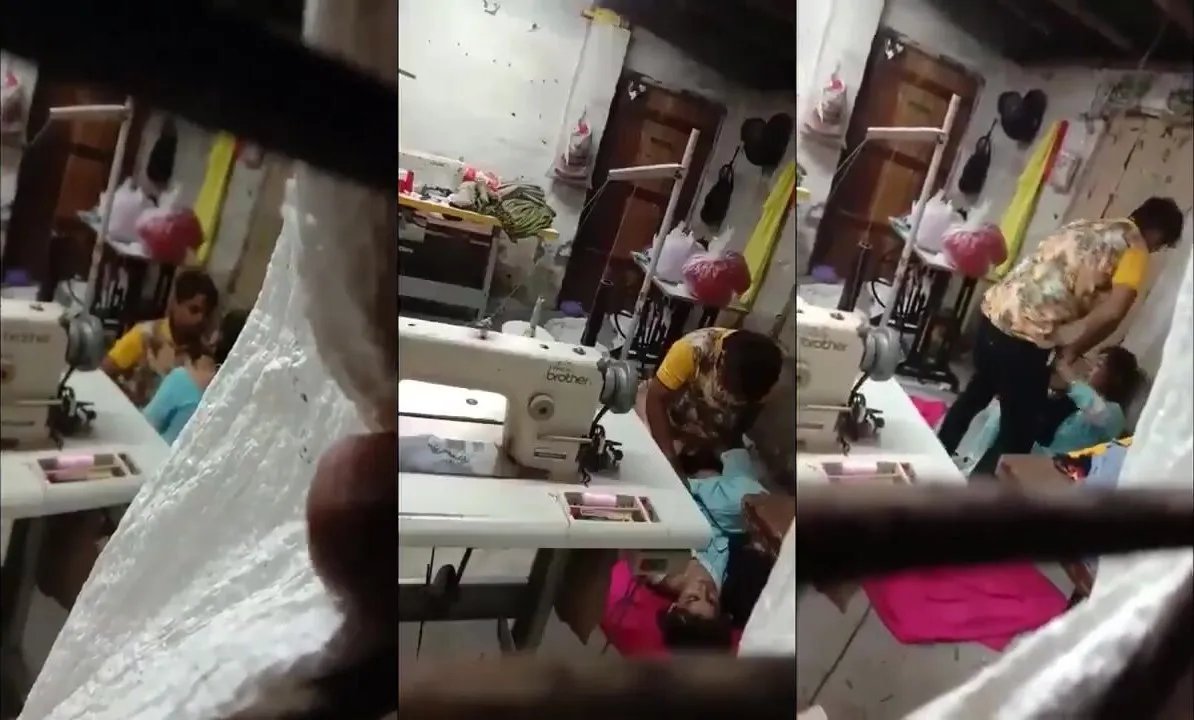 Kanpur horny girl intense BJ and fuck in tailoring shop hidden mms