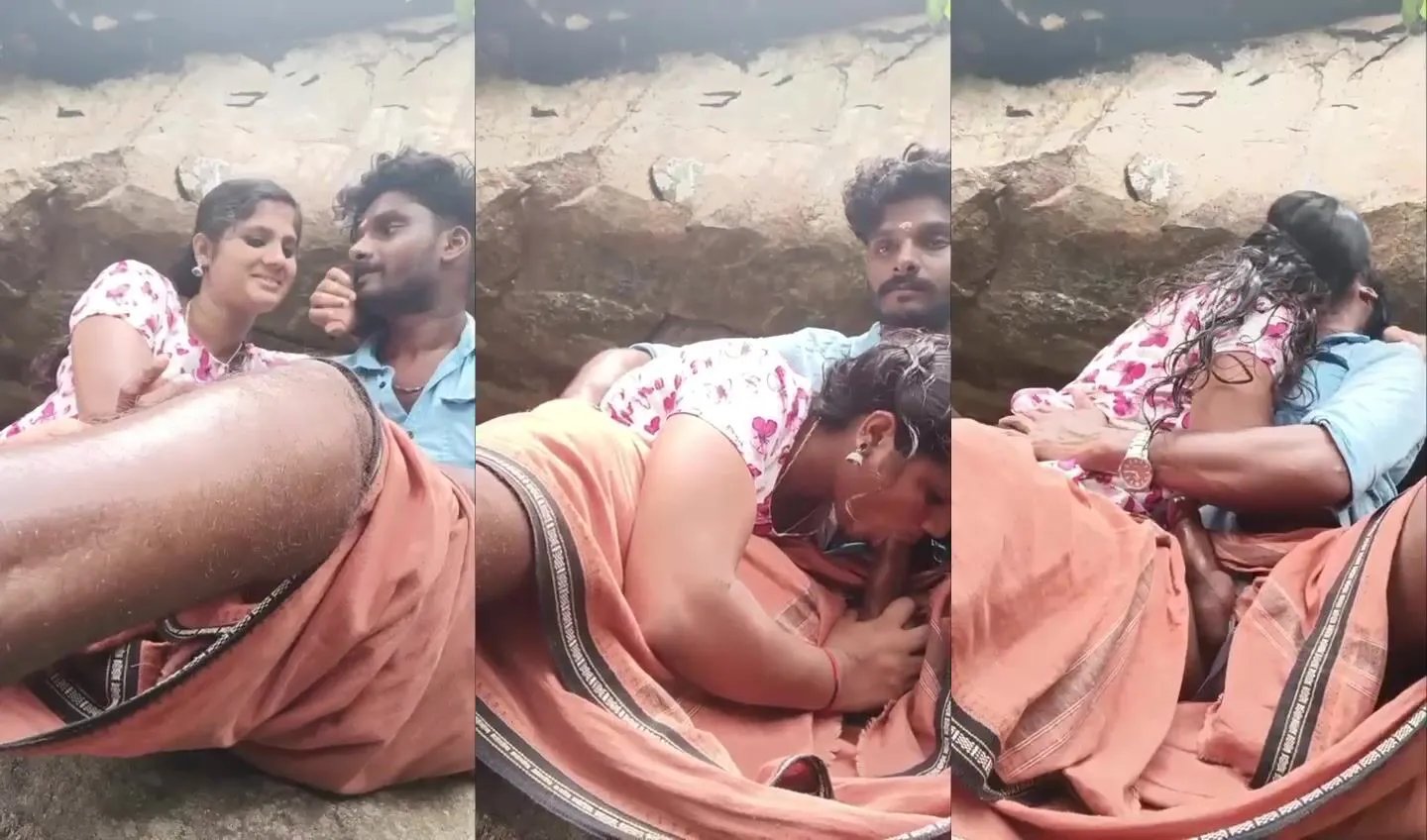 Madurai horny couple stunning outdoor foreplay and dick sucking porn mms
